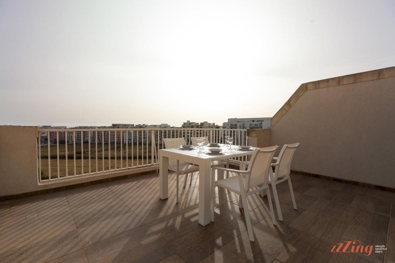 Sunny Penthouse Wterrace And Open Views Apartment St. Paul's Bay Exterior foto